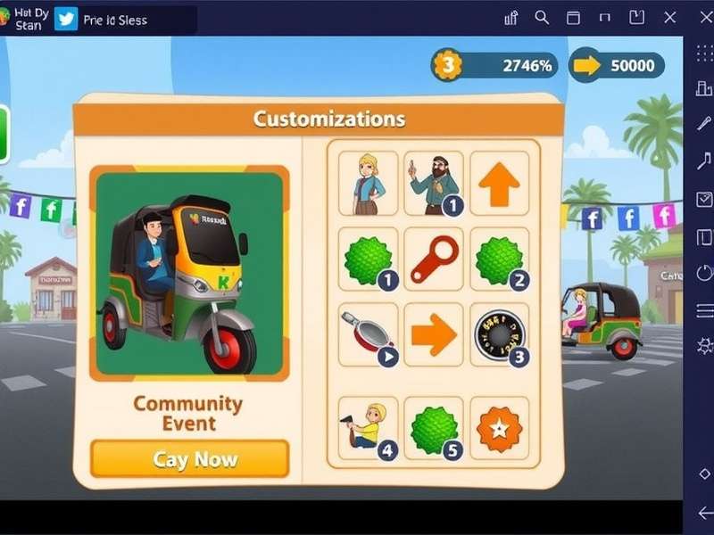 Desi Rickshaw Master Gameplay Screenshot